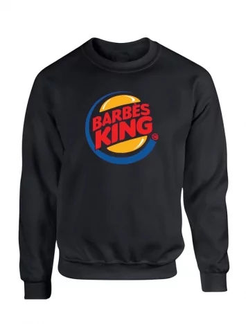 Sweat Noir Barbes King