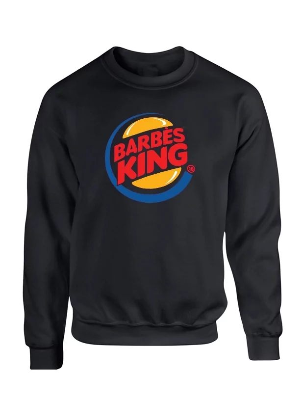 Sweat Noir Barbes King de barbes wear sur Scredboutique.com