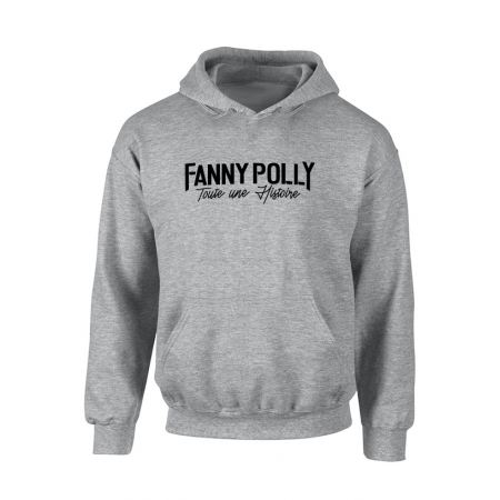 Sweat Capuche Fanny Polly Gris