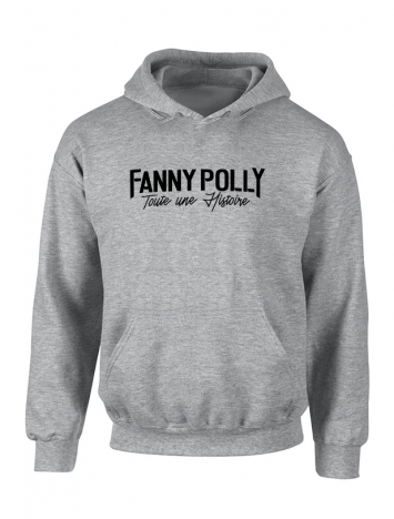 Sweat Capuche Fanny Polly Gris