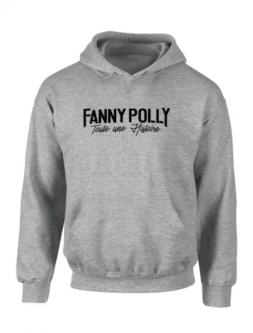 fanny polly Sweat Capuche Fanny Polly Gris