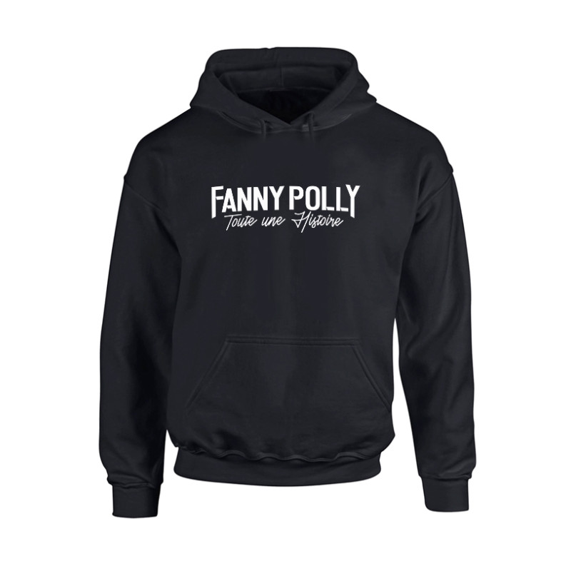 Sweat Capuche Fanny Polly Noir