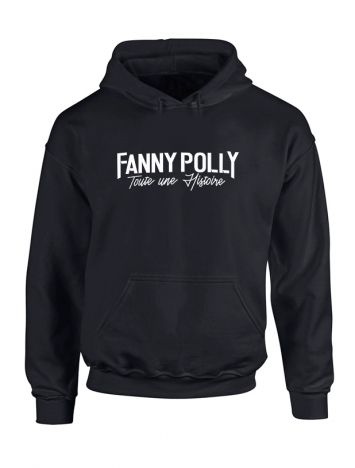 Sweat Capuche Fanny Polly Noir