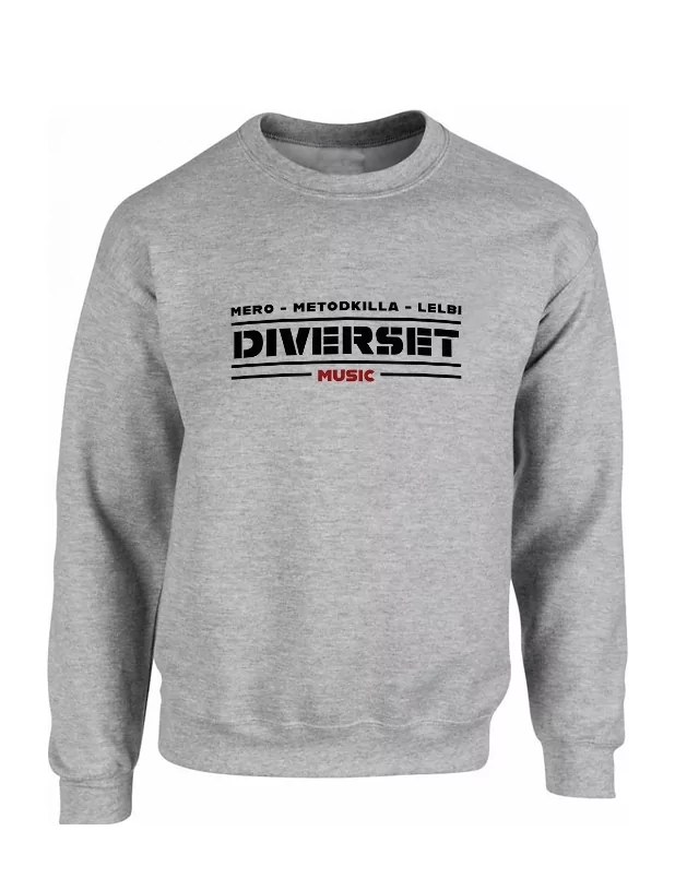 Sweat Gris Diverset de diverset music  sur Scredboutique.com