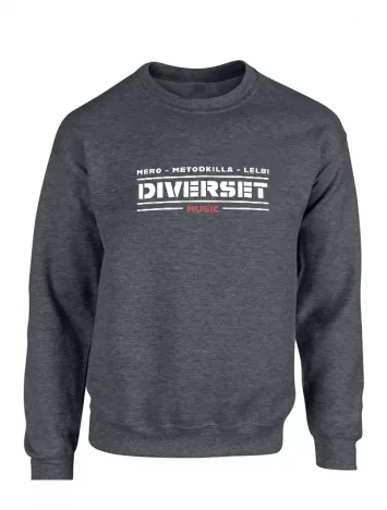 diverset music  Sweat Gris Foncé Diverset
