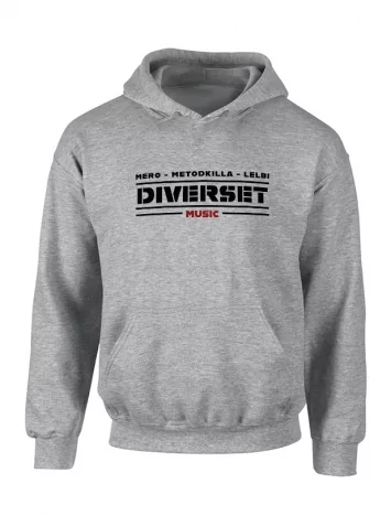 diverset music  Sweat Capuche Gris Diverset