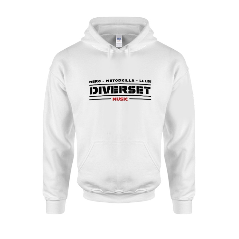 Sweat Capuche Blanc Diverset