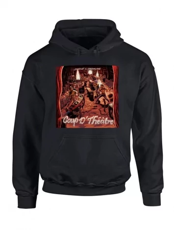 Sweat Capuche Noir Diverset Sarbacane