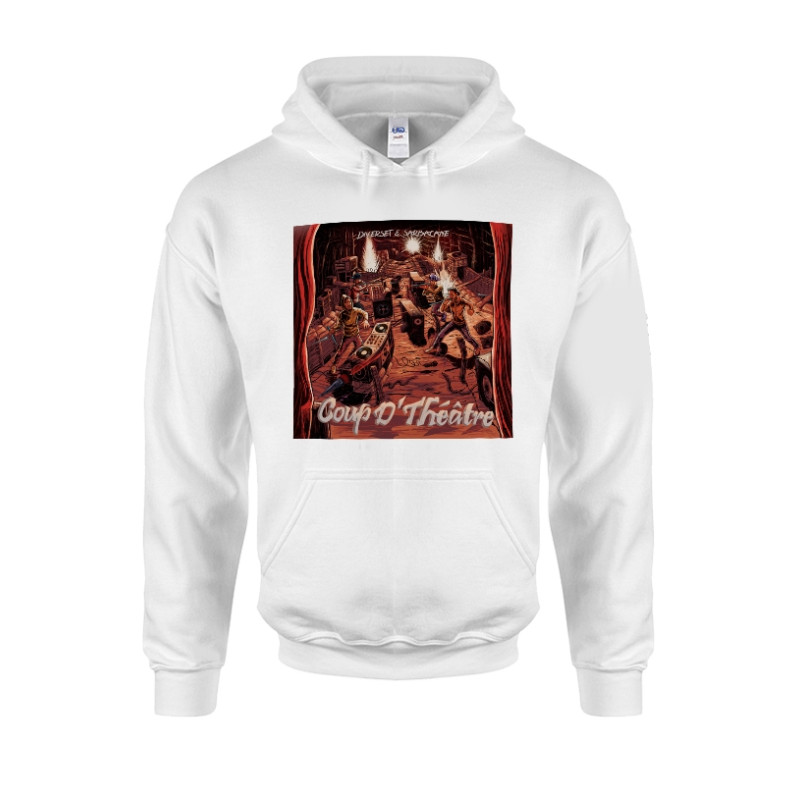 Sweat Capuche Blanc Diverset Sarbacane