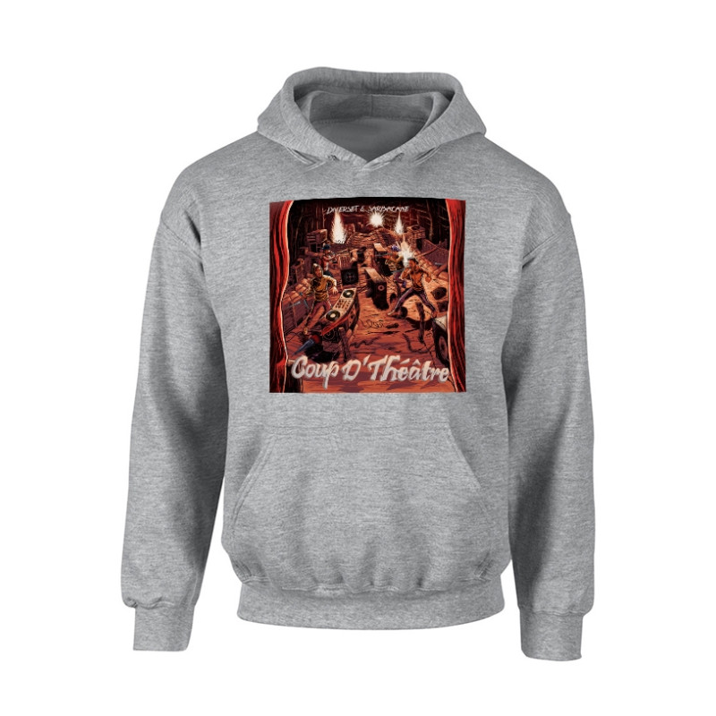 Sweat Capuche Gris Diverset Sarbacane