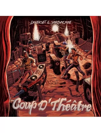 diverset music  Sweat Capuche Noir Diverset Sarbacane