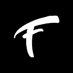 T Shirt Fhat.R noir logo F de fhat r sur Scredboutique.com