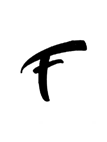 T Shirt Fhat.R blanc logo F 