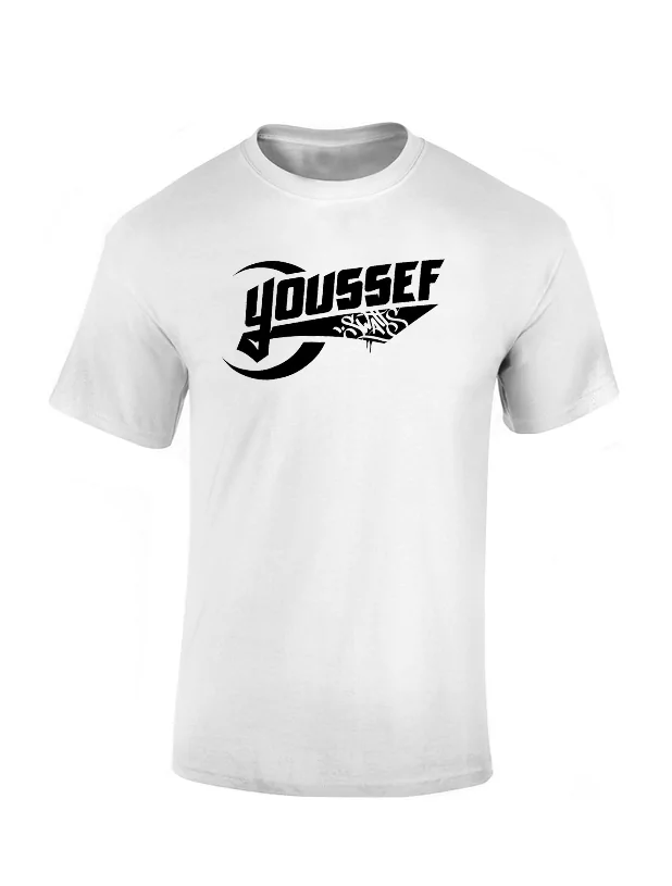 Tshirt Youssef Swatts blanc de youssef swatt's sur Scredboutique.com