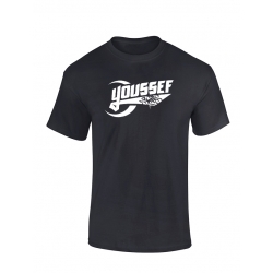 Tshirt Youssef Swatts noir de youssef swatt's sur Scredboutique.com