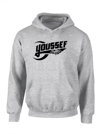 youssef swatt's Sweat Capuche Youssef Swatts gris