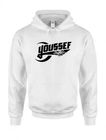 youssef swatt's Sweat Capuche Youssef Swatts blanc