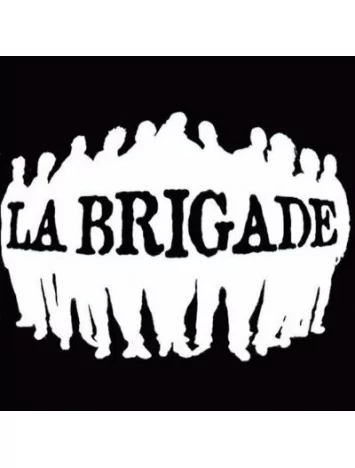 Sweat capuche noir La Brigade 