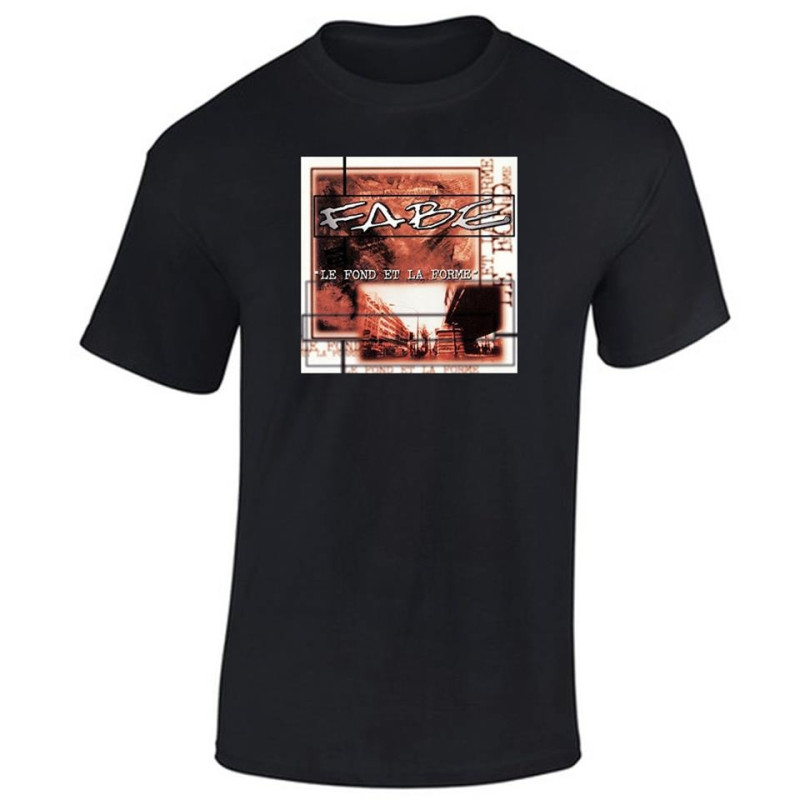 TShirt Noir Fabe La Rage