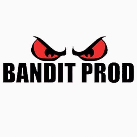 Sweat capuche noir Bandit Prod