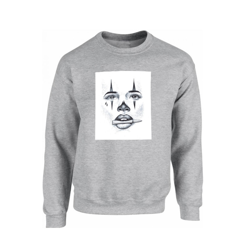 Sweat Versil Visage gris