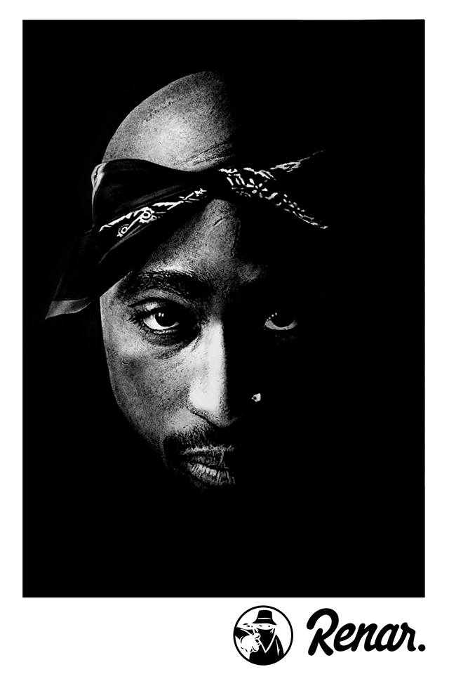 Sweat Renar Tupac Noir de renar sur Scredboutique.com
