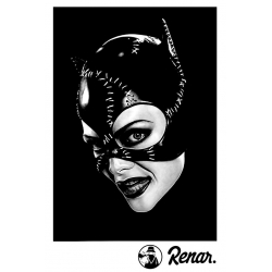Sweat capuche Gris Renar - Catwoman de renar sur Scredboutique.com