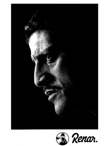 renar T shirt Renar Said Taghmaoui blanc