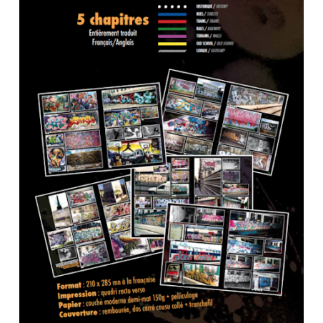 Livre 300 pages "Paris City" Graffiti