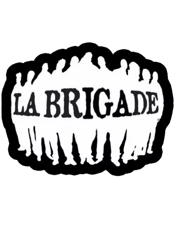la brigade Sweat capuche Blanc La Brigade