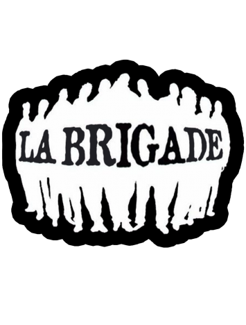 Sweat capuche noir La Brigade