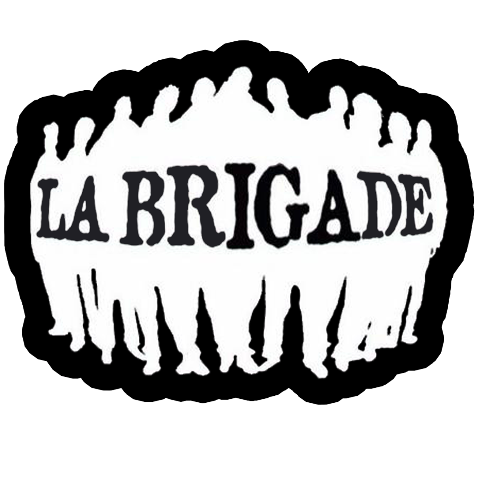 Sweat capuche noir La Brigade de la brigade sur Scredboutique.com