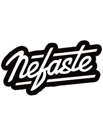 Tee-shirt Nefaste blanc logo noir