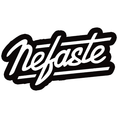 Tee-shirt Nefaste noir logo blanc
