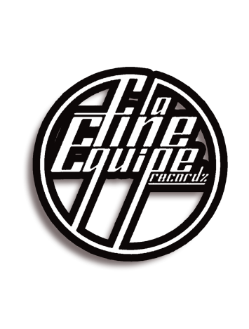 Sweat Capuche "La Fine Equipe" Noir Logo Blanc