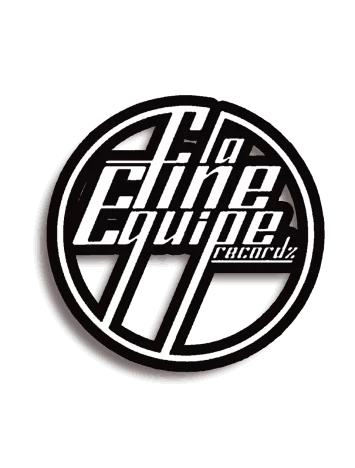 Sweat Capuche "La Fine Equipe" Noir Logo Blanc 