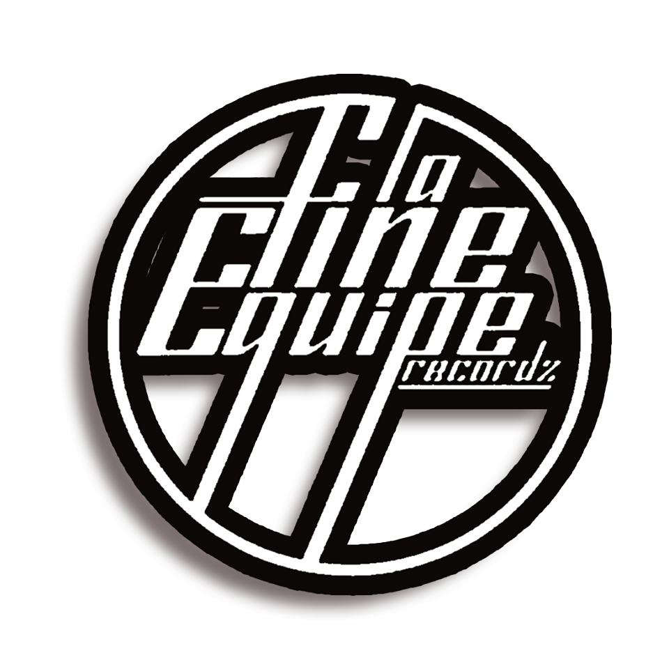 Sweat Capuche "La Fine Equipe" Noir Logo Blanc de hexaler sur Scredboutique.com