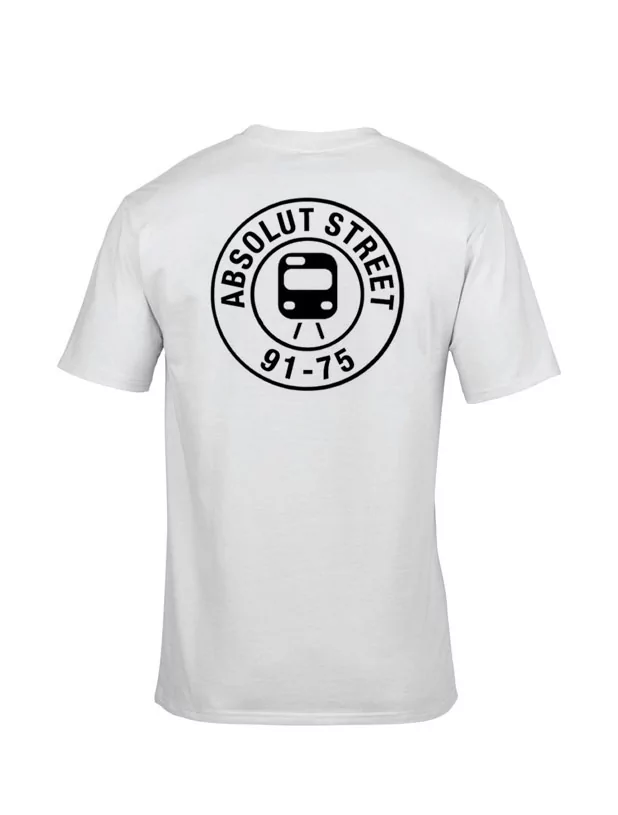 T Shirt Absolut Street Blanc de absolut street sur Scredboutique.com