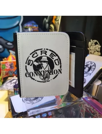 Portefeuille Scred connexion Classico noir et blanc 