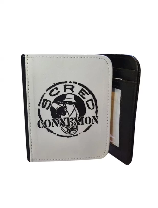 Portefeuille Scred connexion Classico noir et blanc de scred connexion sur Scredboutique.com