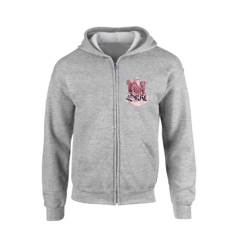 Sweat Zip Sake 3 Gris