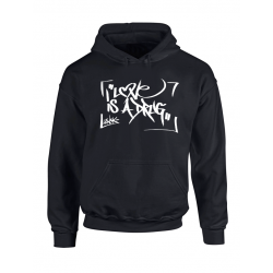 Sweat Capuche Lensk - Love is A Drug de lensk sur Scredboutique.com