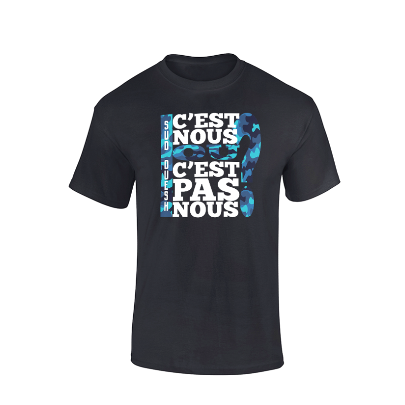 T-Shirt Fhat-R C'est Nous Bleu