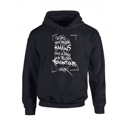 Sweat Capuche Le Fric nous rendra Humain... de lensk sur Scredboutique.com