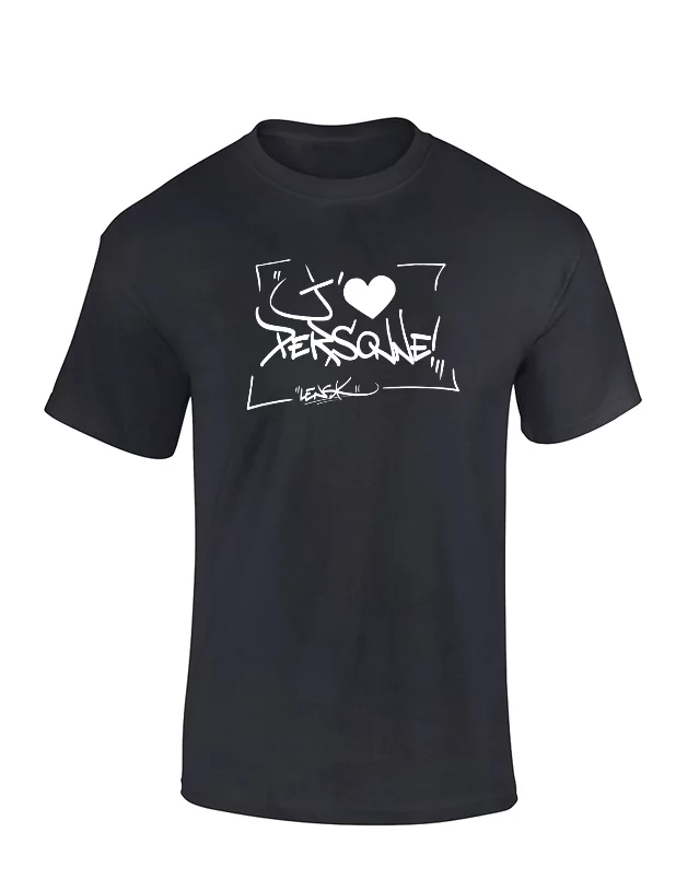 T-Shirt J'aime personne de lensk sur Scredboutique.com