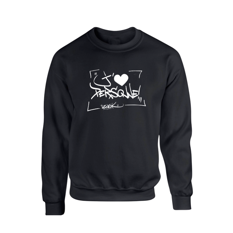 Sweat J'aime personne