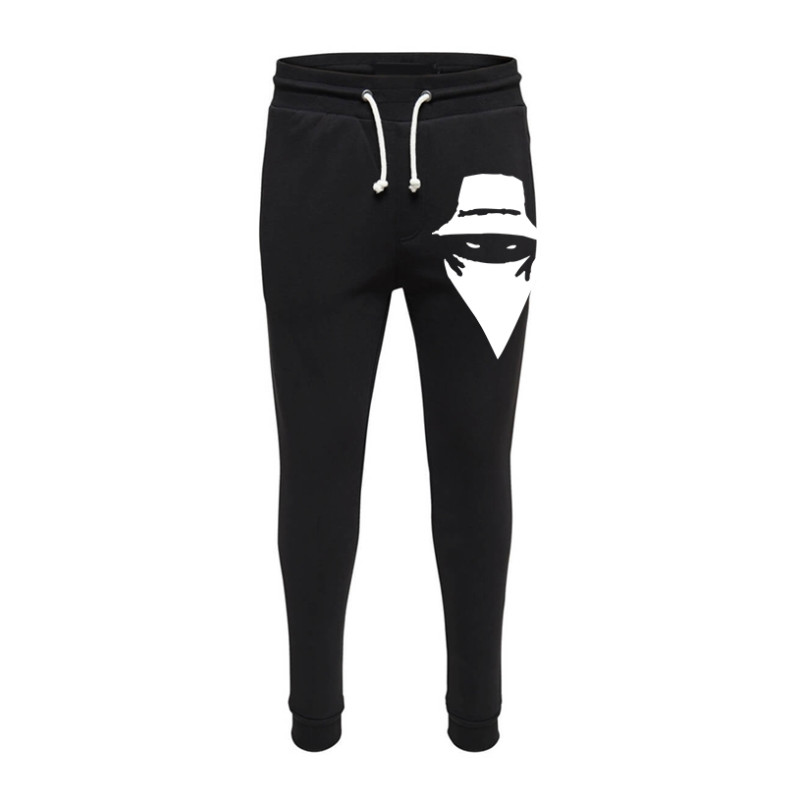 Pantalon de Jogging Noir Grand visage