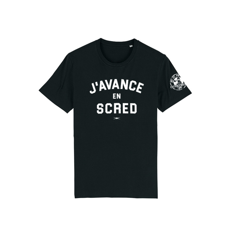 T Shirt Gris J'avance en Scred