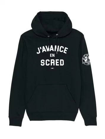 scred connexion Sweat Capuche J'avance en Scred