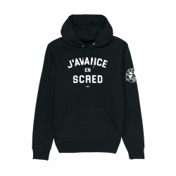 Sweat Capuche J'avance en Scred